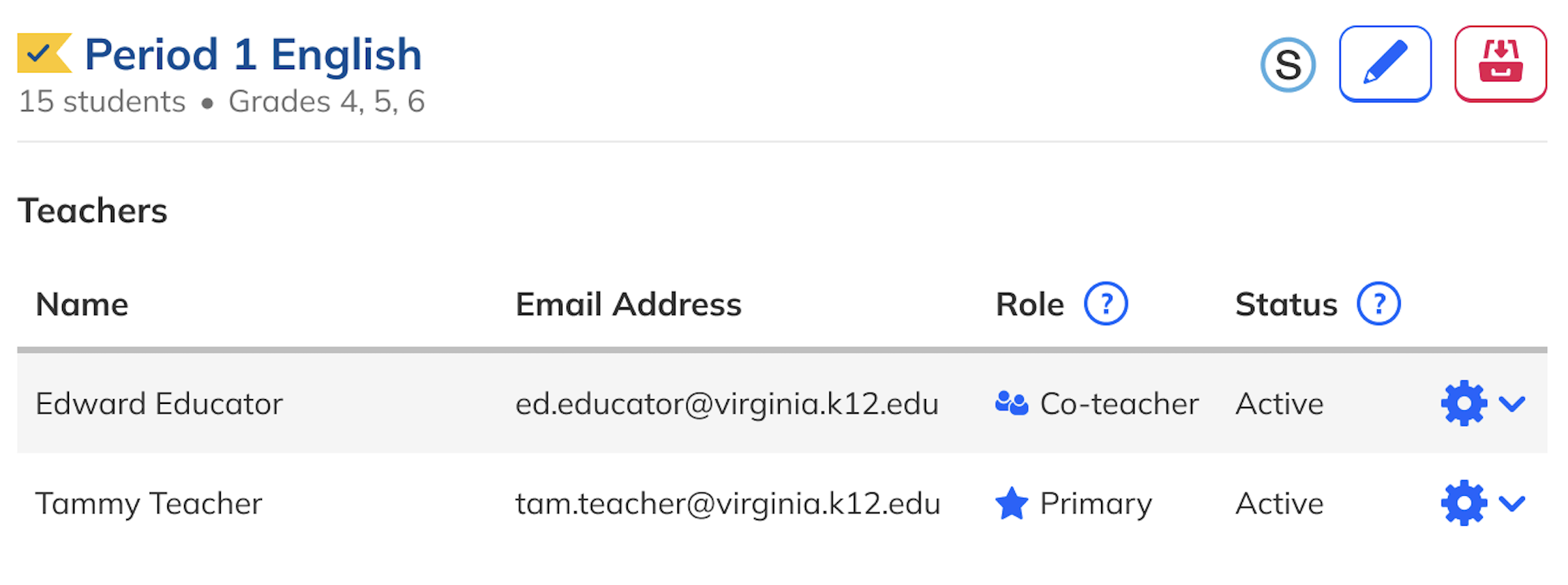 Schoology coteacher status.png