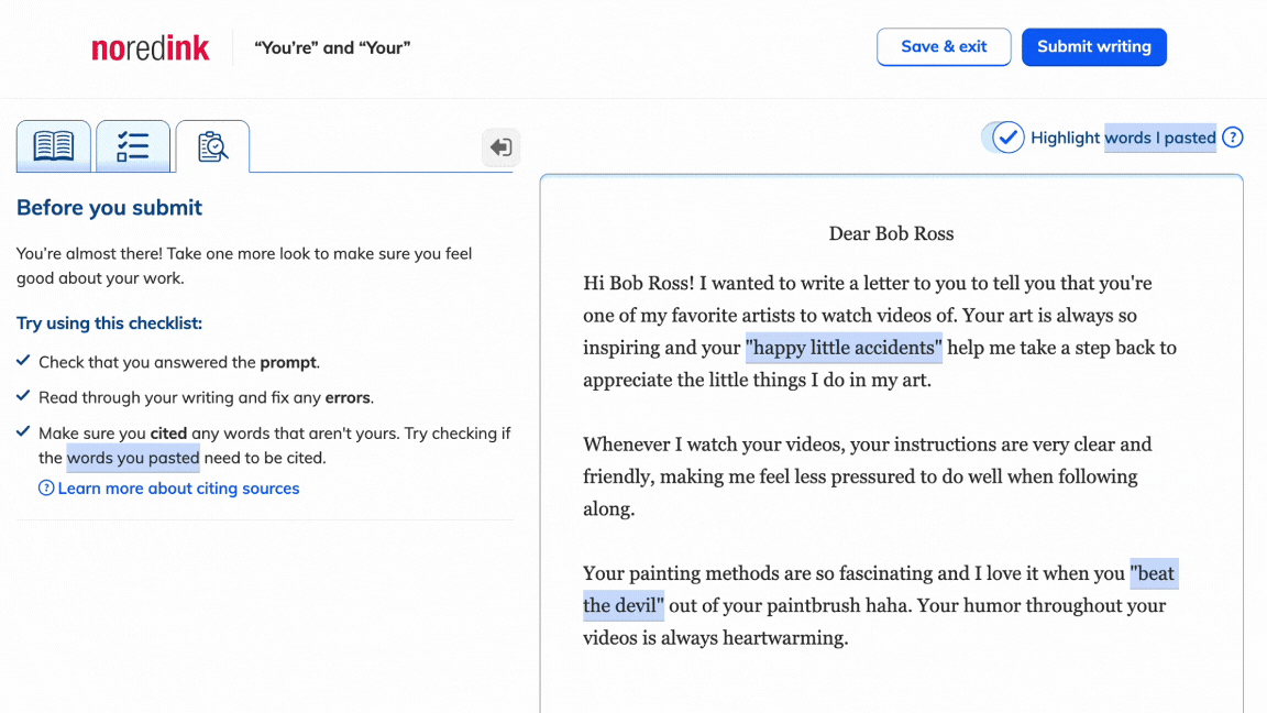toggle off highlight review.gif