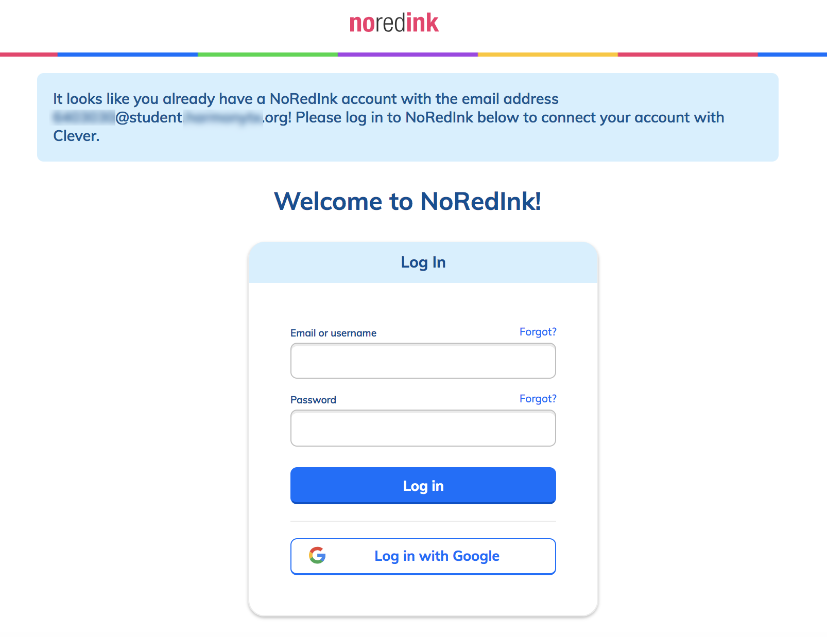 How Do I Link My Existing NoRedInk Account With Clever? – NoRedInk Help ...