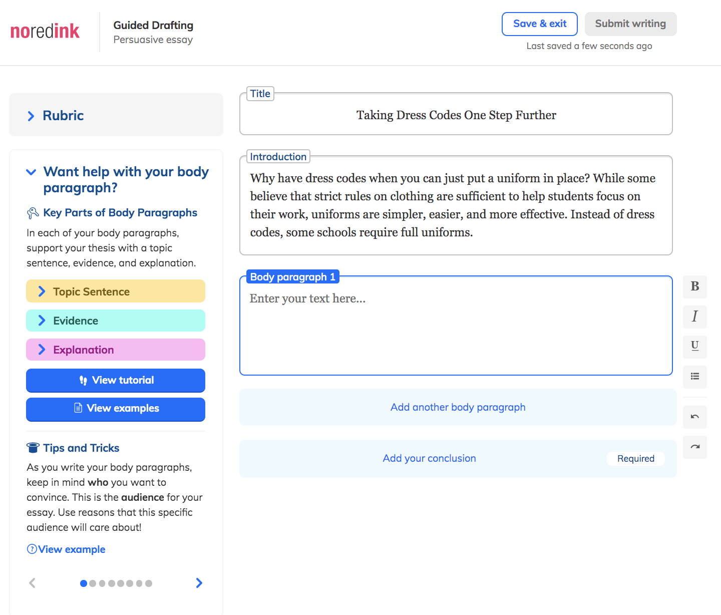 how to unsubmit a noredink assignment