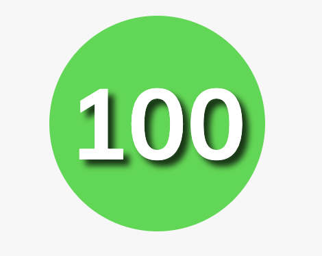 Neon green symbol for scores between 90-100.png