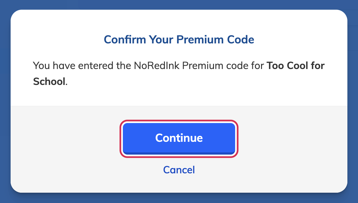 Confirm Premium code.png