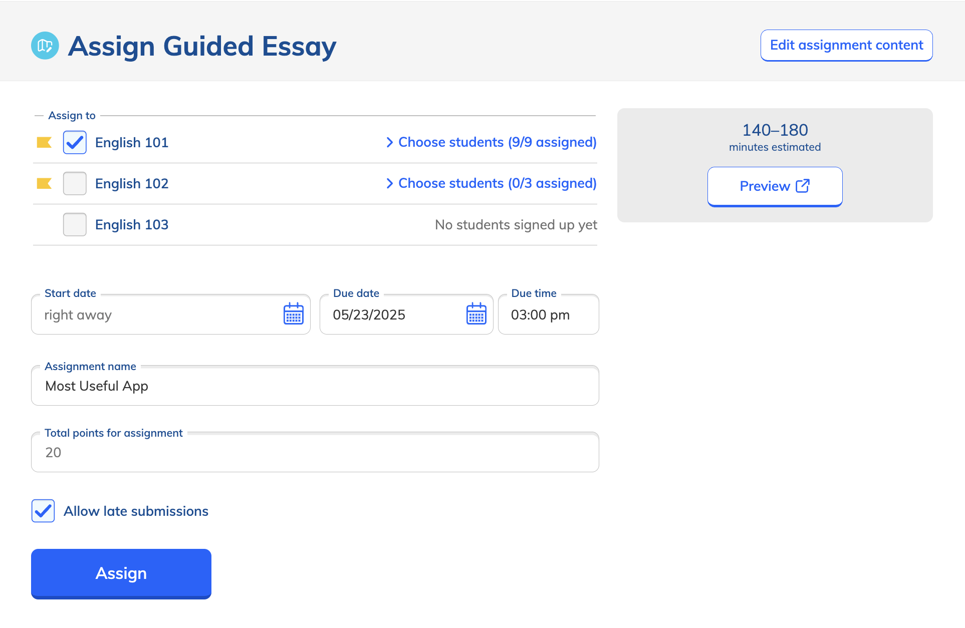 Final page of creating a Guided Essay.png