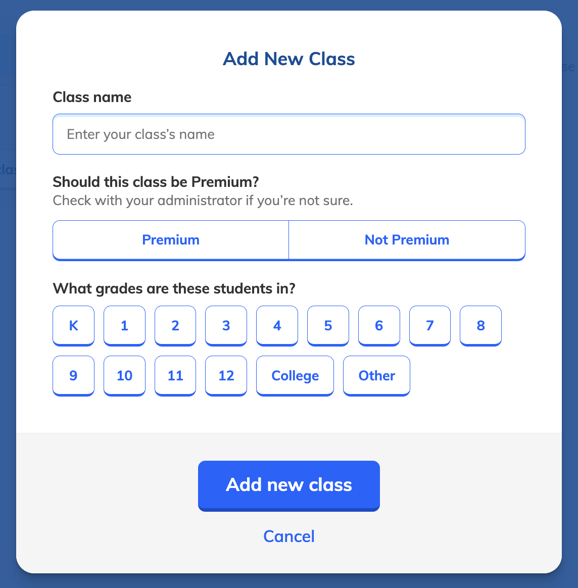 Add a new class window.png