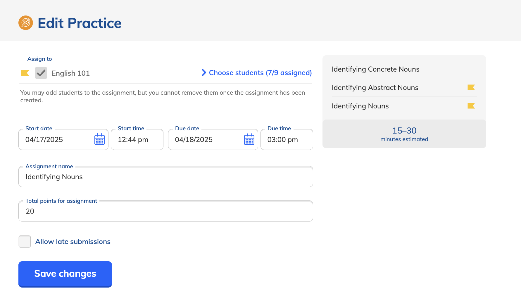 Check assignment to ensure students have access.png
