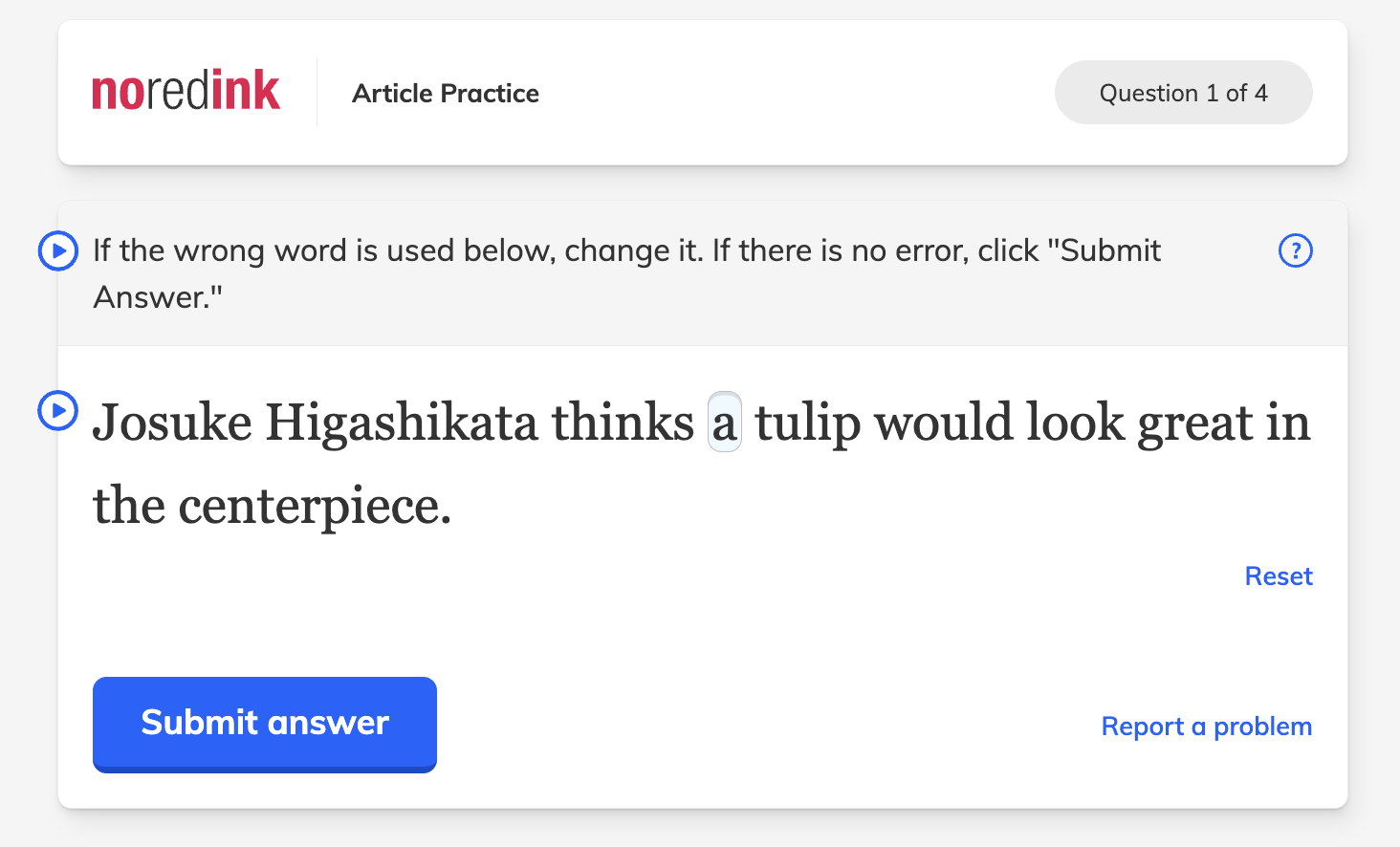 Example of a Refresher Quiz on articles.png
