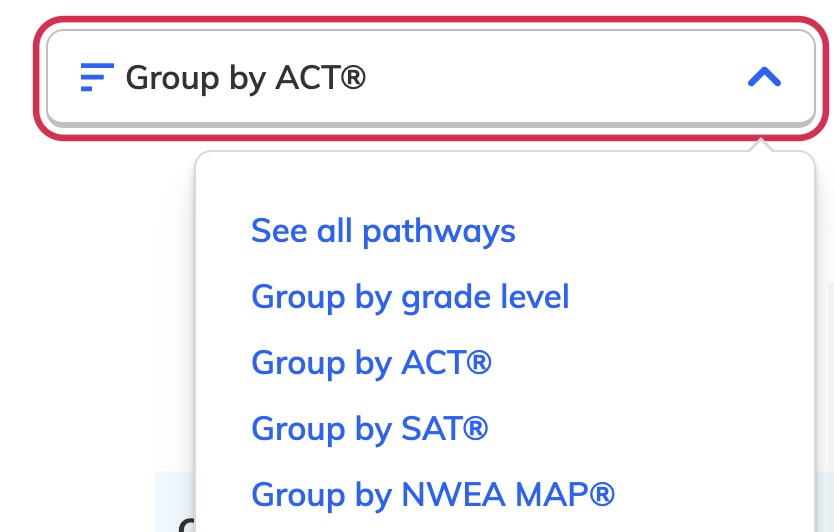 Mastery standards drop down.png