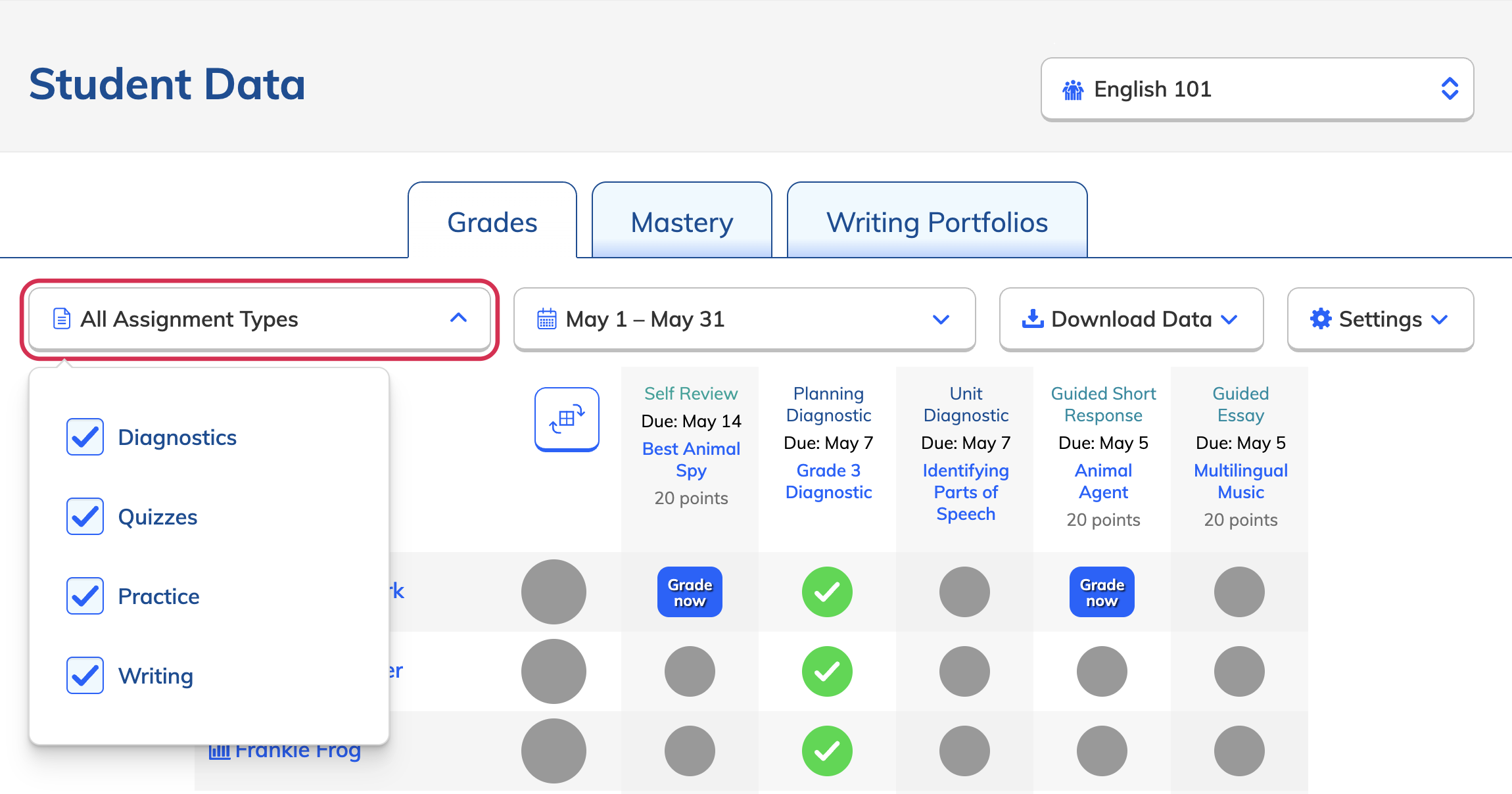 Filter assignment type menu opened.png