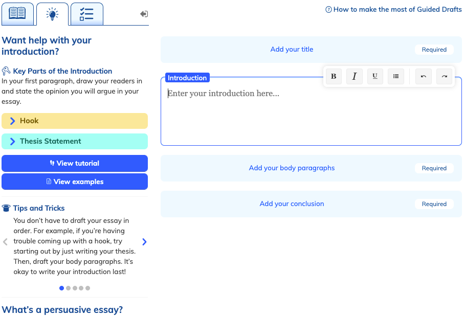 elements of a persuasive essay